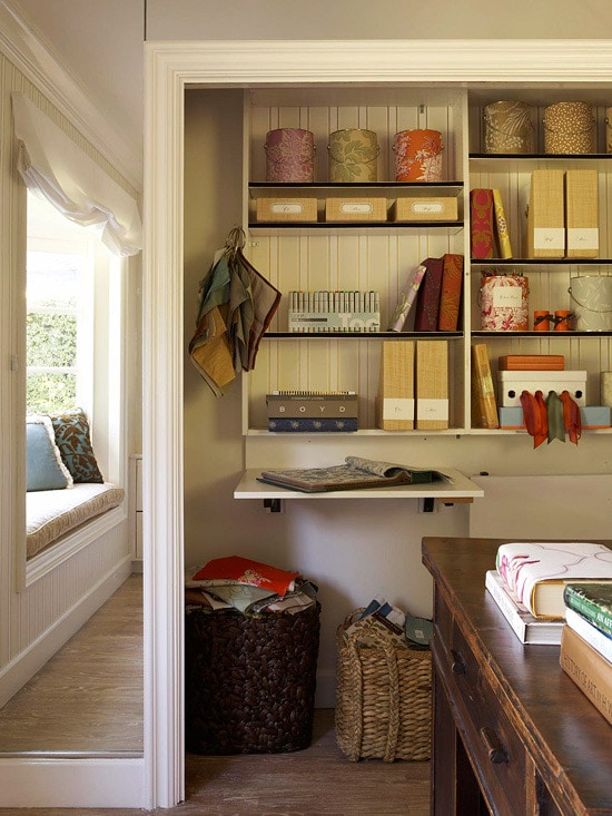 {Inspiration} Craft Closet Organization