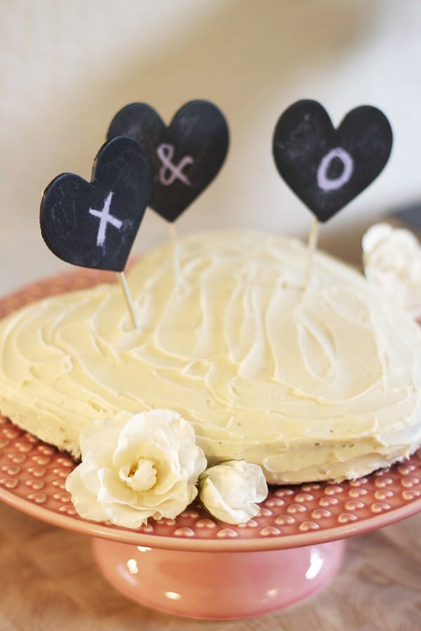 Valentine's Day Party & DIY Cake Topper