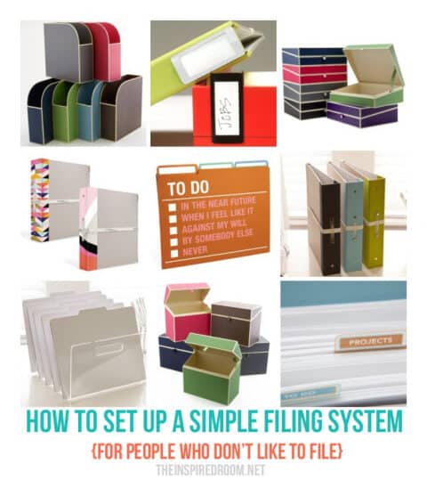How to Set Up A Paper Filing System {For People Who Don't Like to File ...