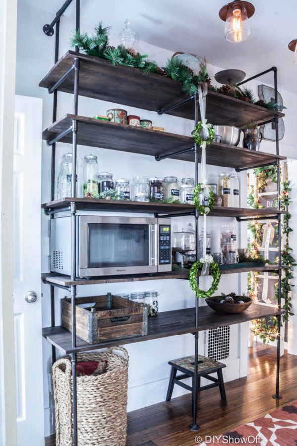 Industrial Pantry Makeover