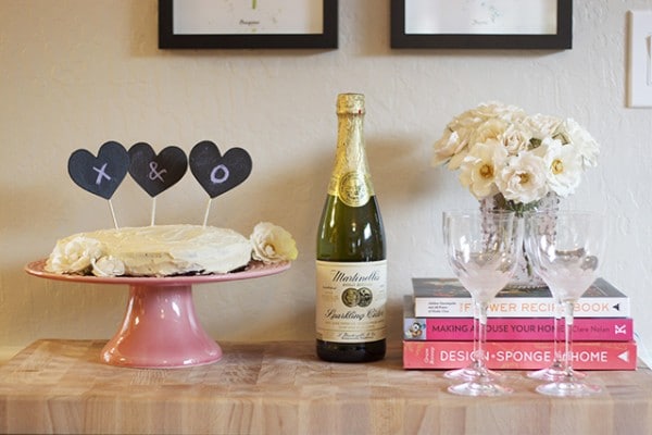 Valentine's Day Party & DIY Cake Topper