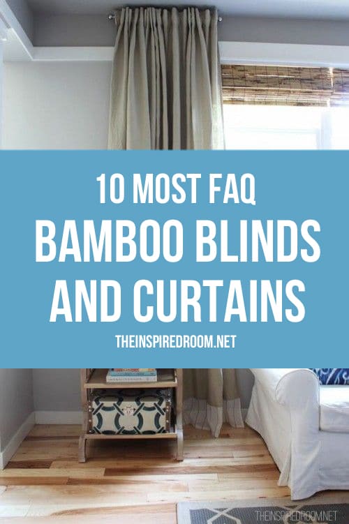 bamboo blinds for sliding glass doors