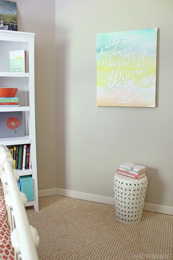 An Inspired Room {Art by Lindsay Letters}