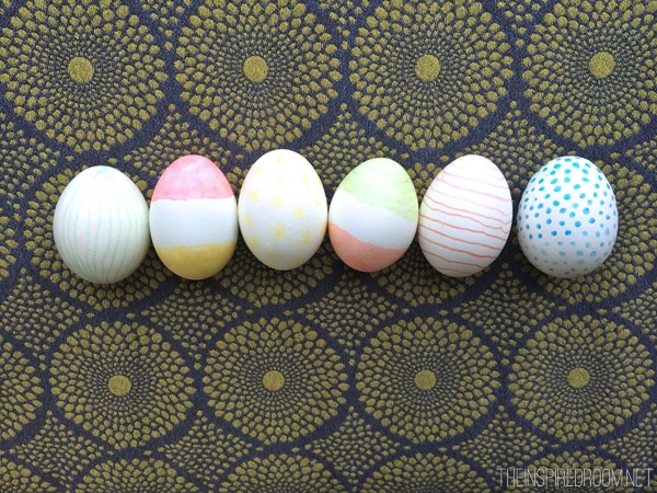 Marker Colored Easter Eggs