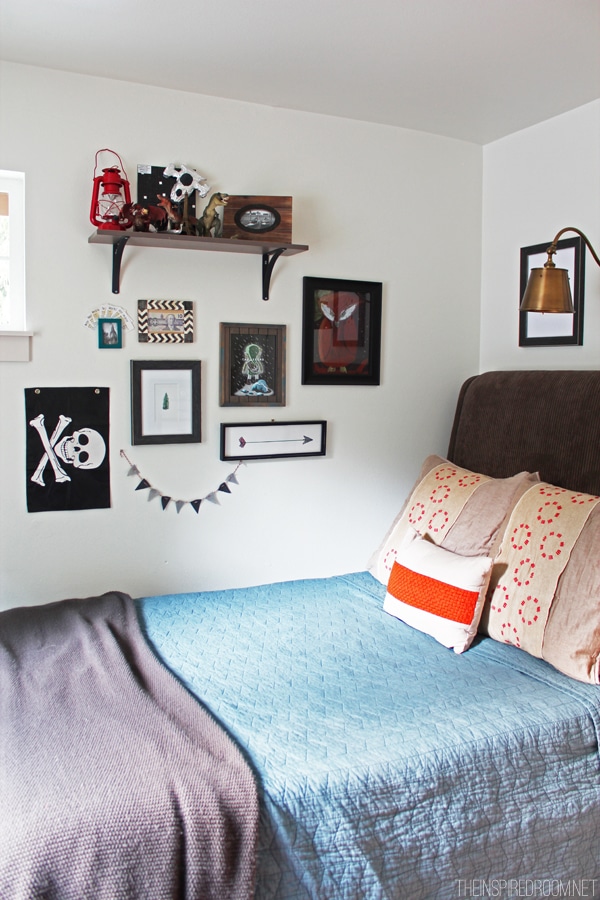 Teen Boy's Small Bedroom {An Update} 