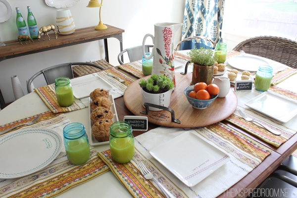 Spring Brunch in the Dining Room