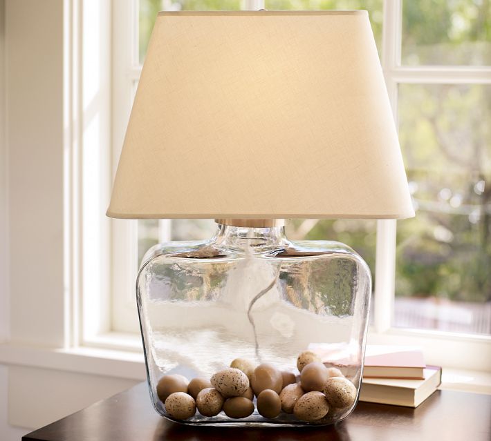 Inspiration Fillable Glass Lamps The, What To Fill A Clear Glass Lamp With