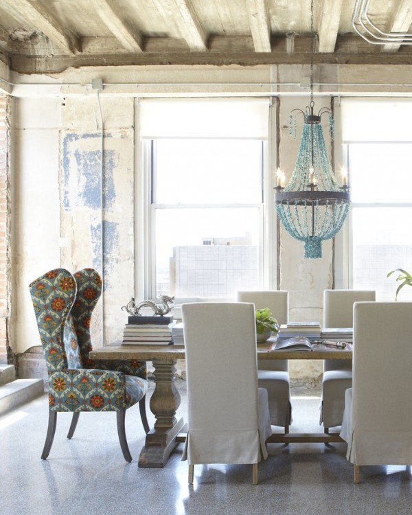 Wingbacks in the Dining Room - The Inspired Room