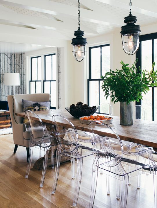 Wingback Dining Chairs in the Dining Room