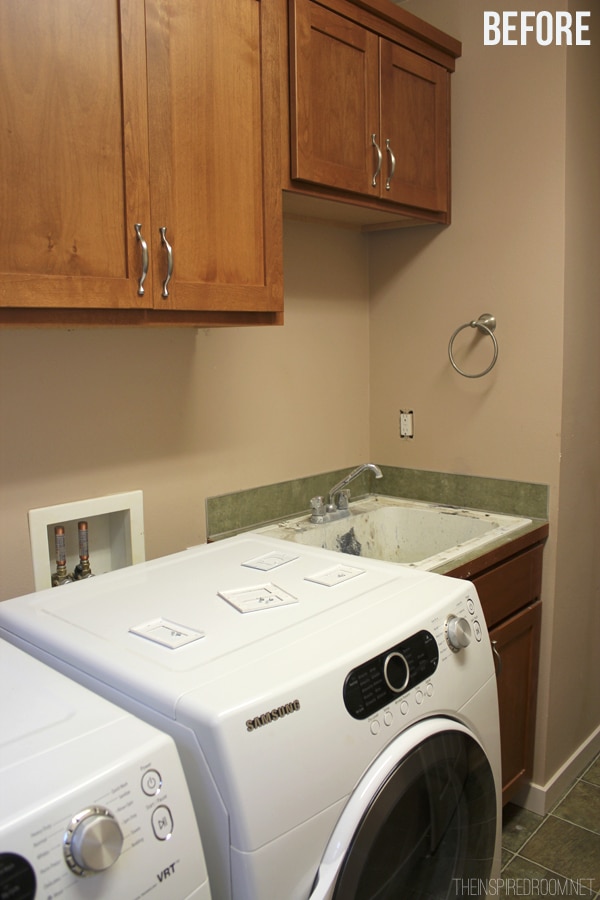 Another Swine Bites the Dust {Laundry Room Refresh}