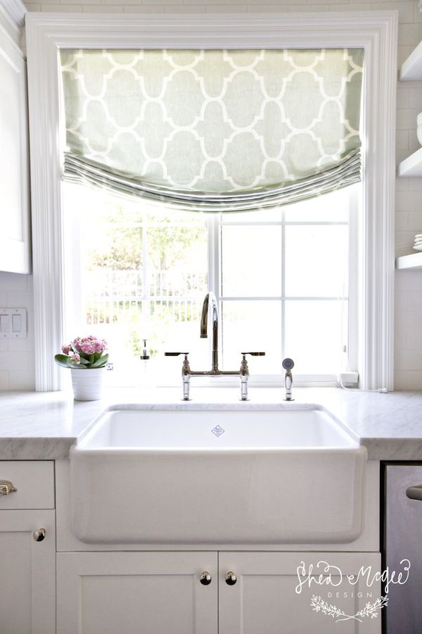 {Inspired By} Fabric Roman Shades