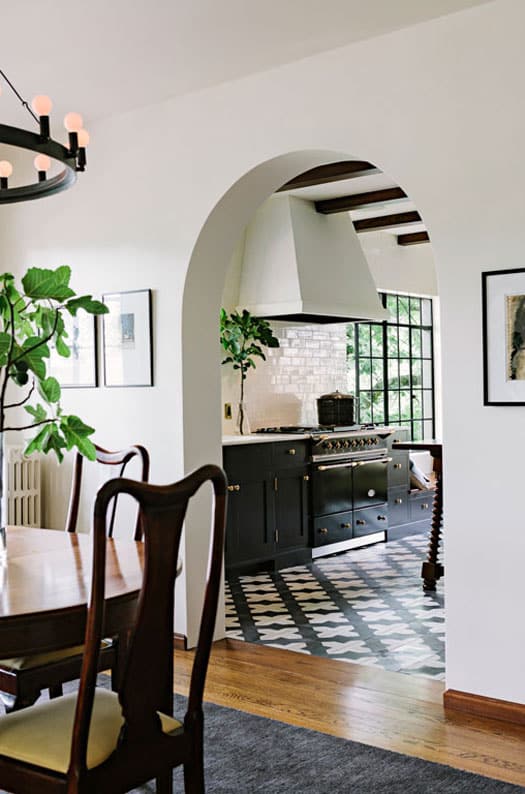 dining room arch