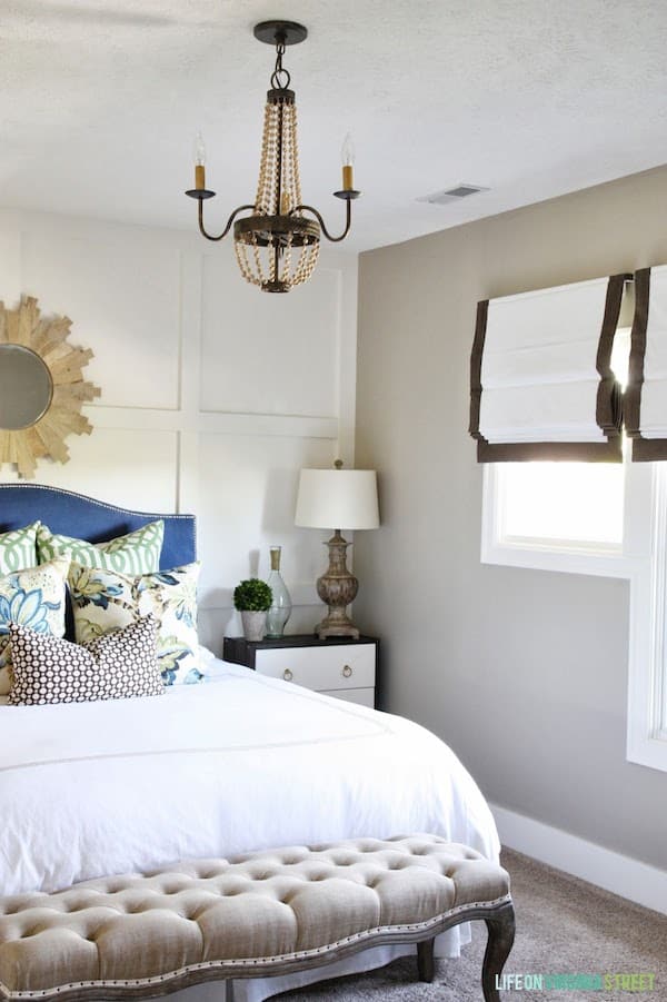 Pretty Bedroom With Roman Shades Life On Virginia Street 