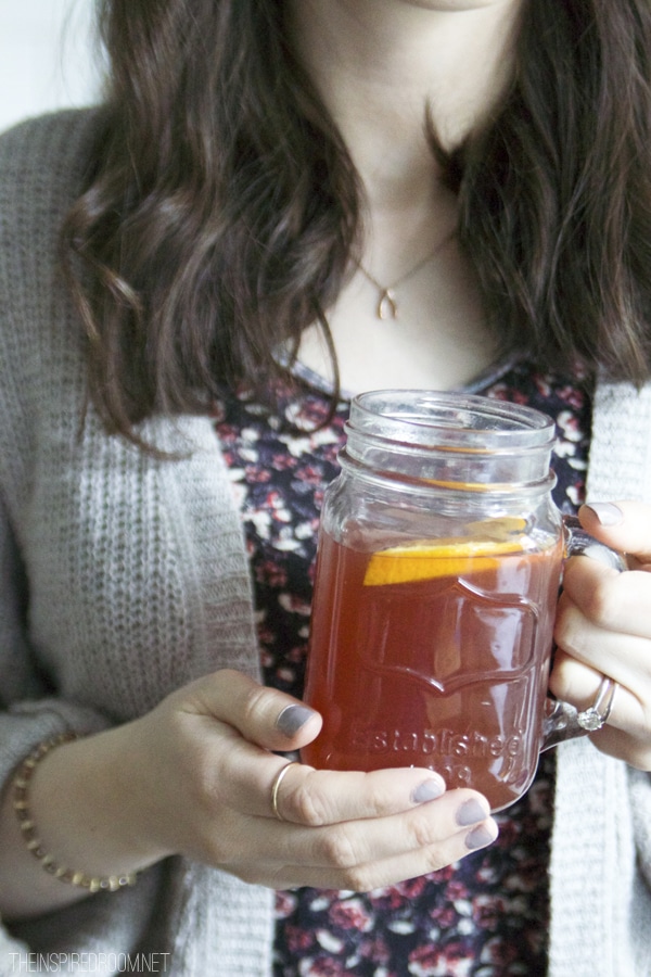 Mulled Cranberry Apple Cider {Day 13: Loving Fall}