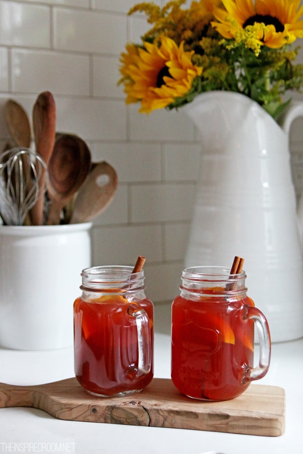 Mulled Cranberry Apple Cider {Day 13: Loving Fall}