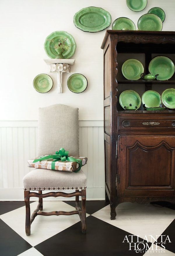 Inspired Christmas {Decorating With Green}