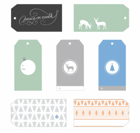 Free Printable Gift Tags - The Inspired Room