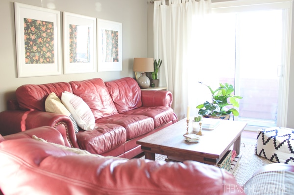 Townhouse Update {The Tale of Two Couches}