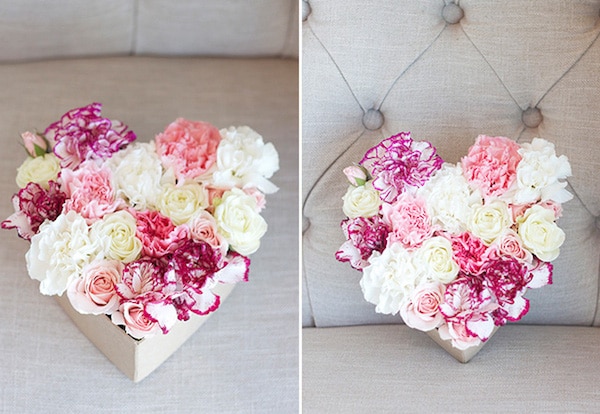 DIY Floral Heart {Valentine's Day Gift Idea}