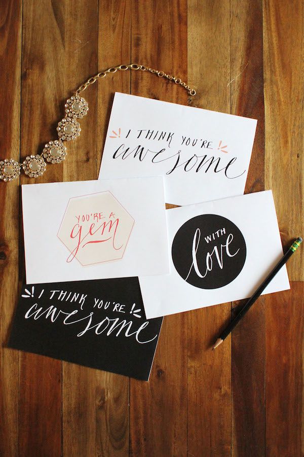 14 Pretty Valentine's Day Printables {Free Downloads!}