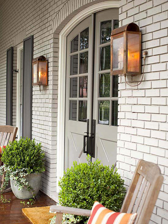 copper outdoor lighting