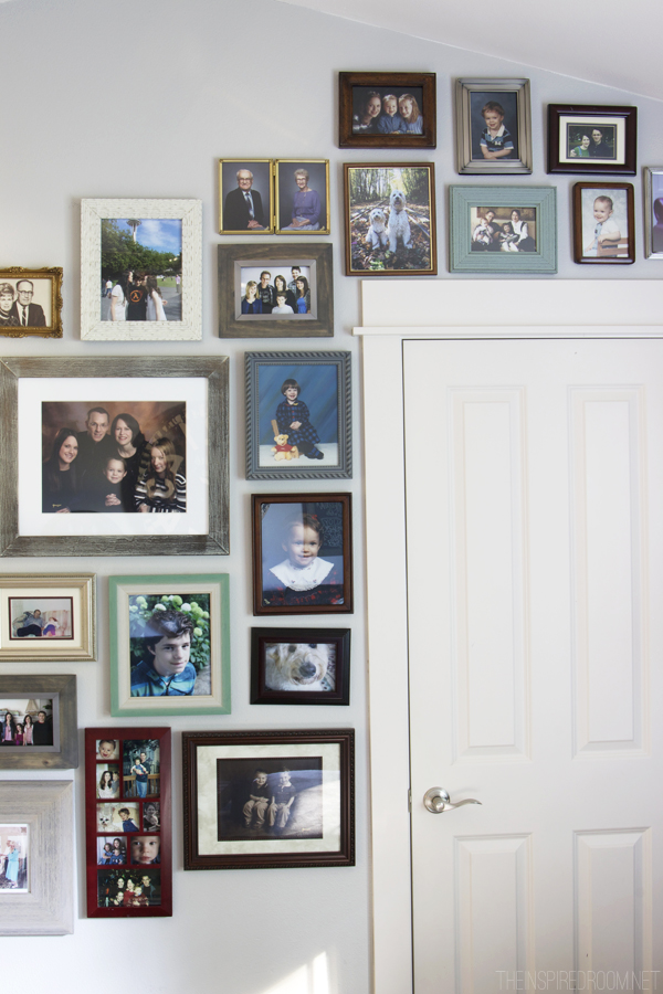 Family Gallery Wall {Media Room}