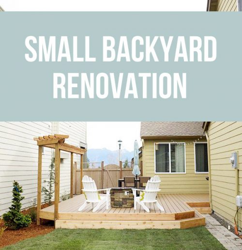 A Small Backyard Renovation and Deck Addition