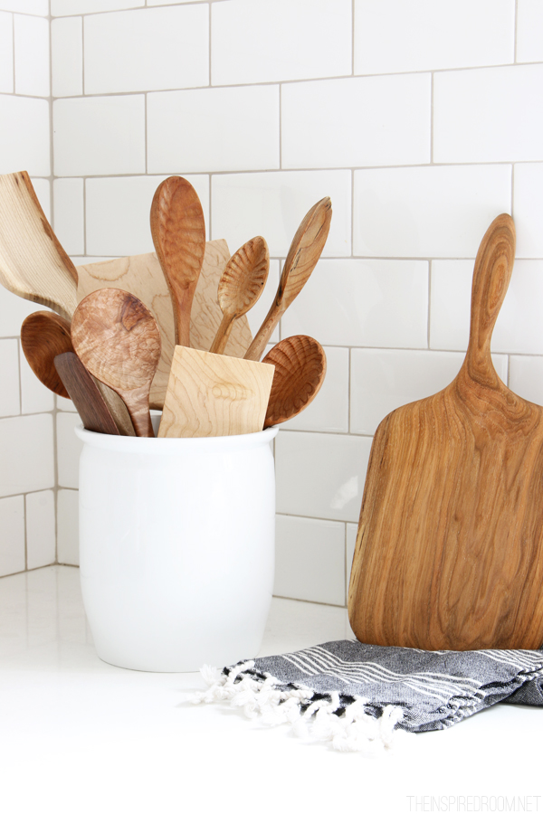 Beautiful Collections {Wooden Spoons and Spatulas}