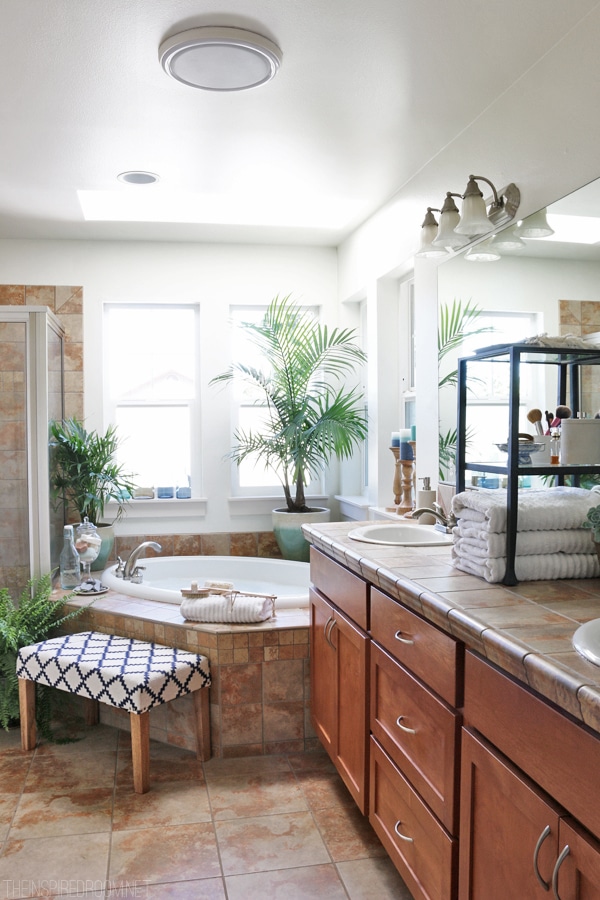 Master Bathroom: A Simple Refresh {update} - The Inspired Room