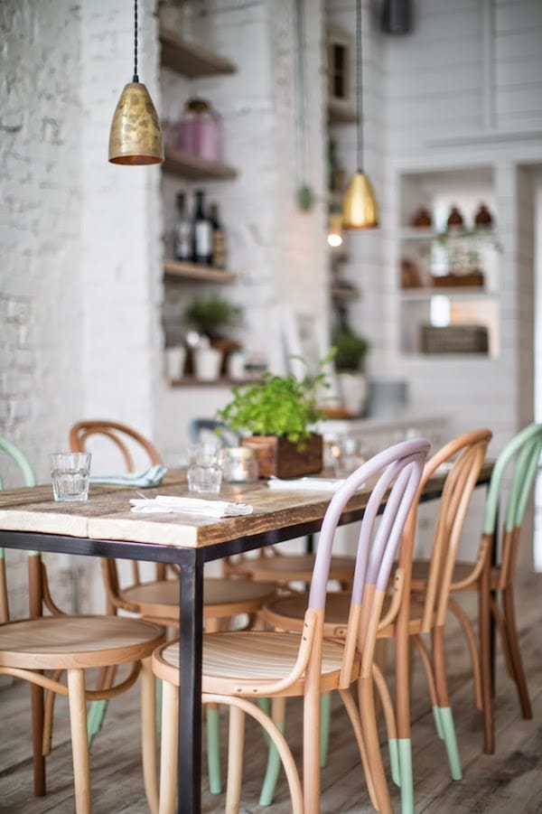 {Inspired By} Mismatched Dining Chairs