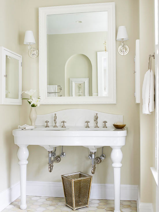 {Inspiration} Repurpose Furniture into Bathroom Vanity