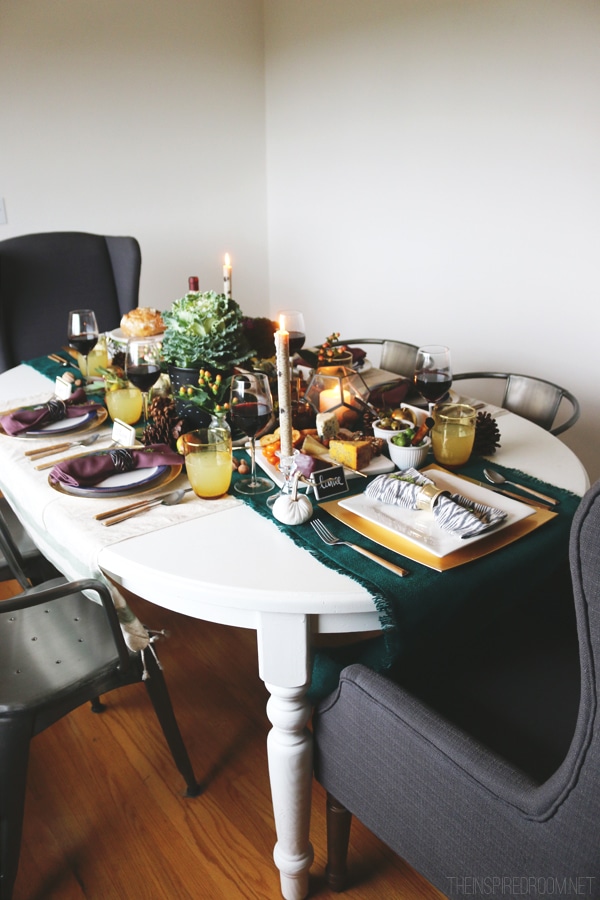 Organic Thanksgiving Tablescape {and video!}