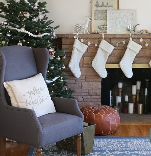 Christmas in Our Living Room {New Rug & Room Update!}