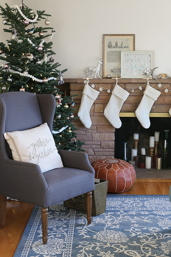 Christmas in Our Living Room {New Rug & Room Update!}