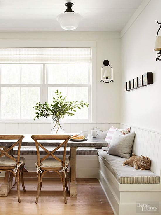 Transitional Kitchen Nook Remodel - Styled for Spring