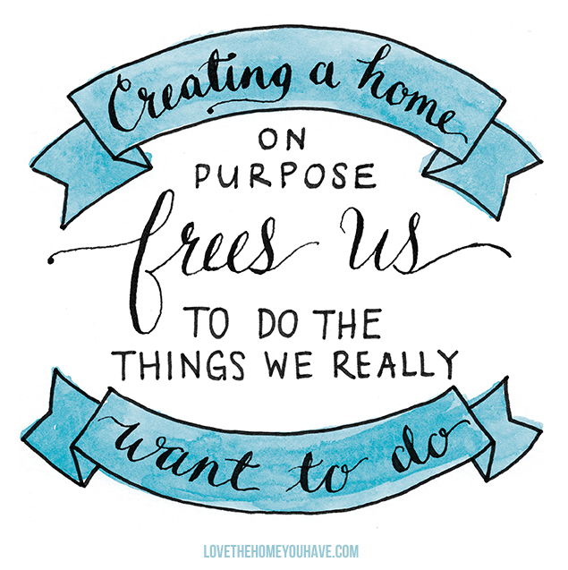 Home Goals and Home Purpose {printable worksheets}