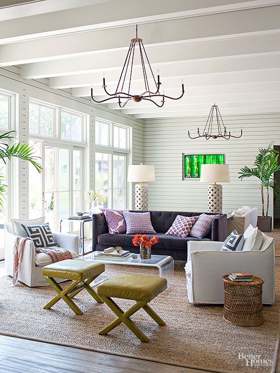 {Inspired By} Wood Beam & Plank Ceiling Design - The Inspired Room