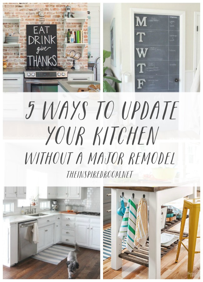 5 Ways to Update Your Kitchen {Without a Major Remodel}