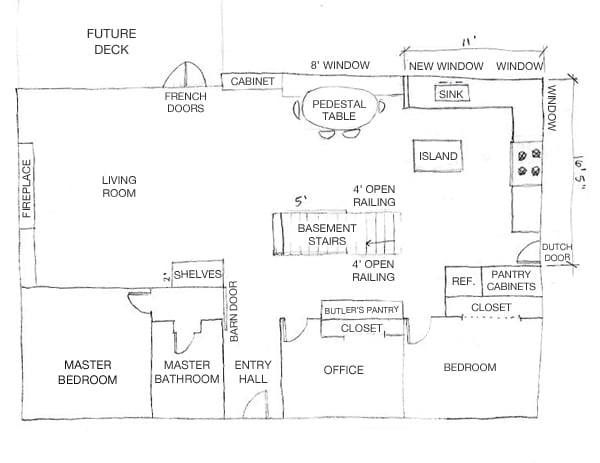 Our Remodel Floor Plan {Part Two}