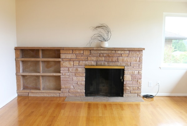 Painted Brick & Stone Fireplace Inspiration