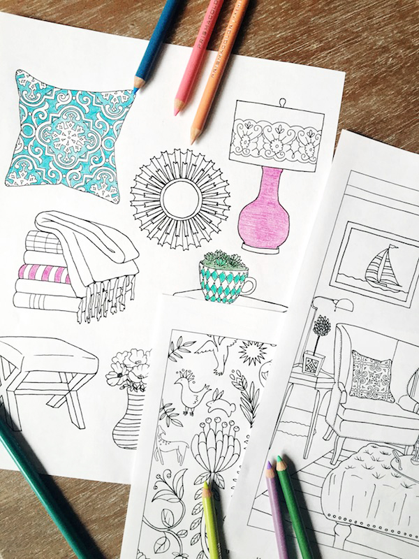 Download Home Decor Coloring Book The Inspired Room The Inspired Room