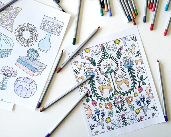 Home Decor Coloring Book - The Inspired Room