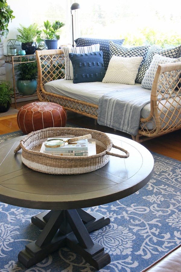 Our Rattan Daybed {Cozy Corner with a View}