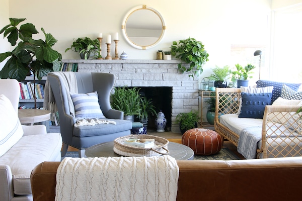 Our Rattan Daybed {Cozy Corner with a View}