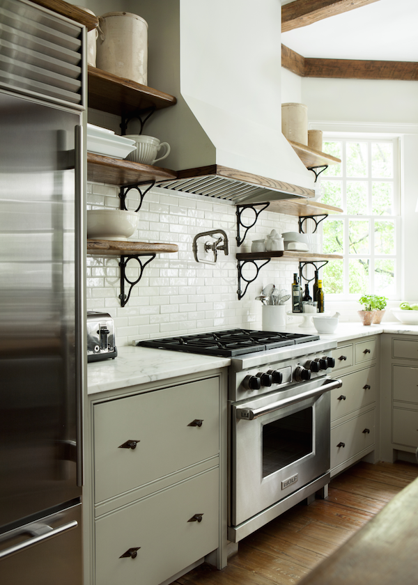 Green Gray Kitchen Cabinets With Black Hardware Workbook By Westbrook 