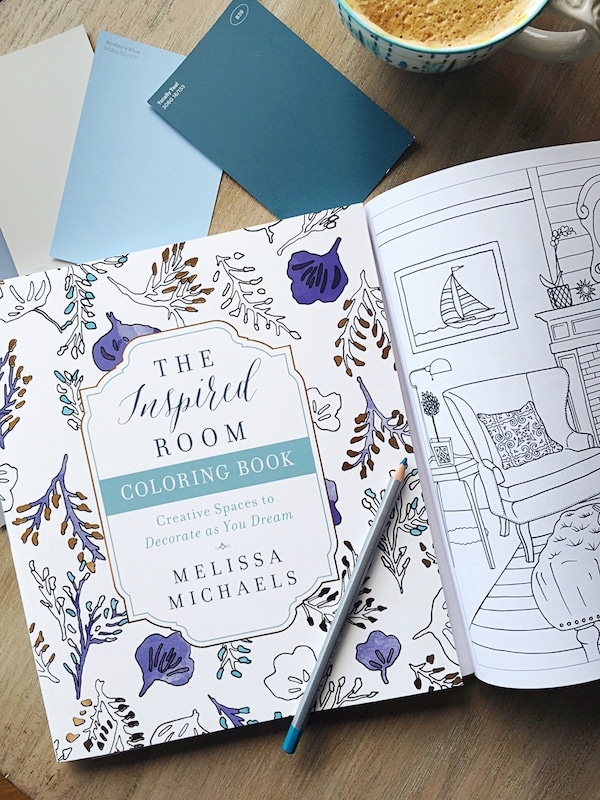 An Adult Coloring Book for Home Decor Lovers!