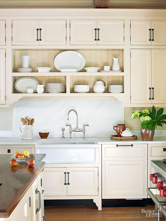 Kitchen Open Shelving The Best, Kitchen With Shelves Above Sink