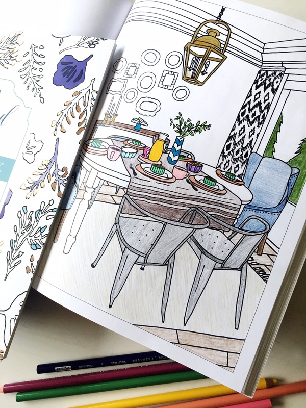 Interior Design Coloring Book - The Inspired Room - The Inspired Room