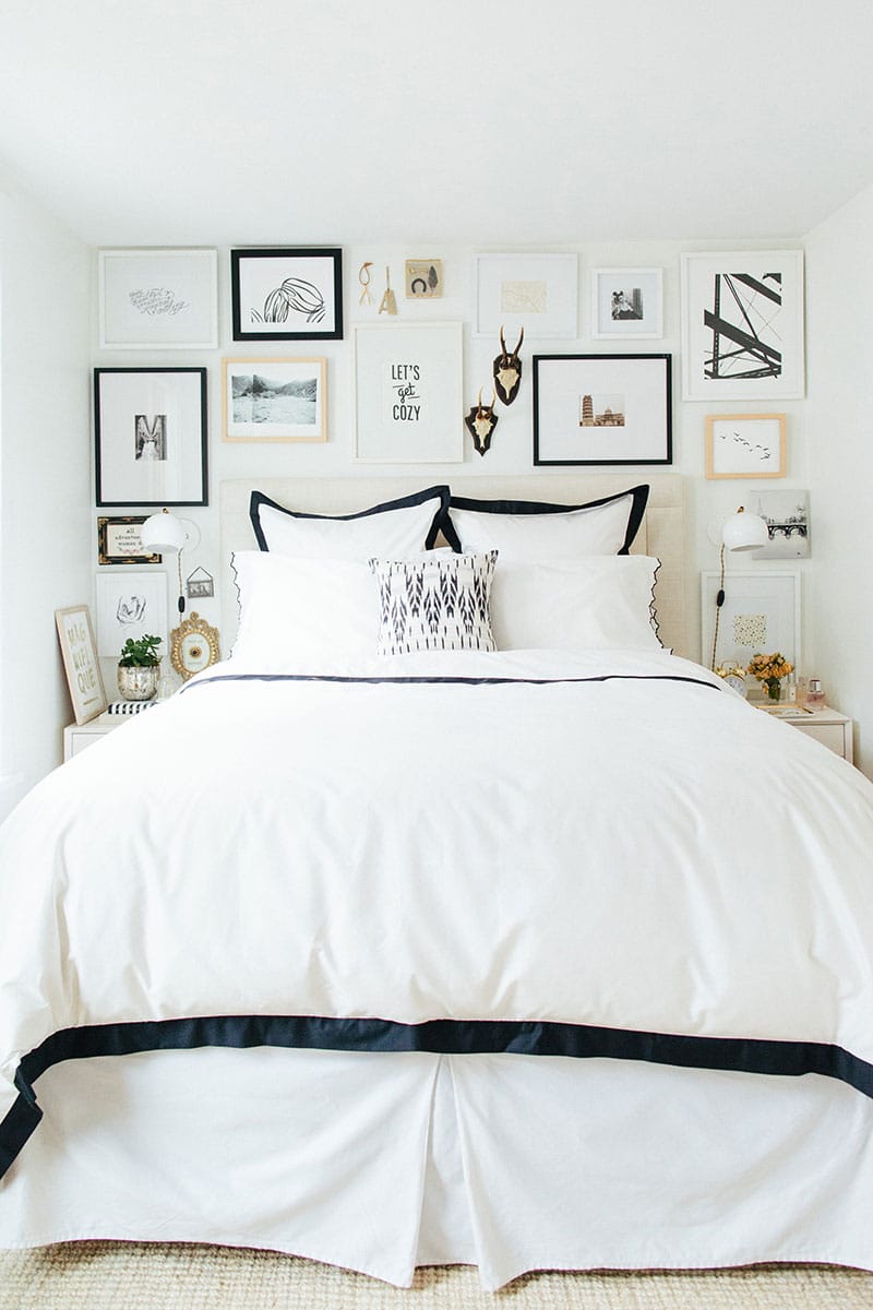 9 Ways to Decorate Above a Bed - The Inspired Room