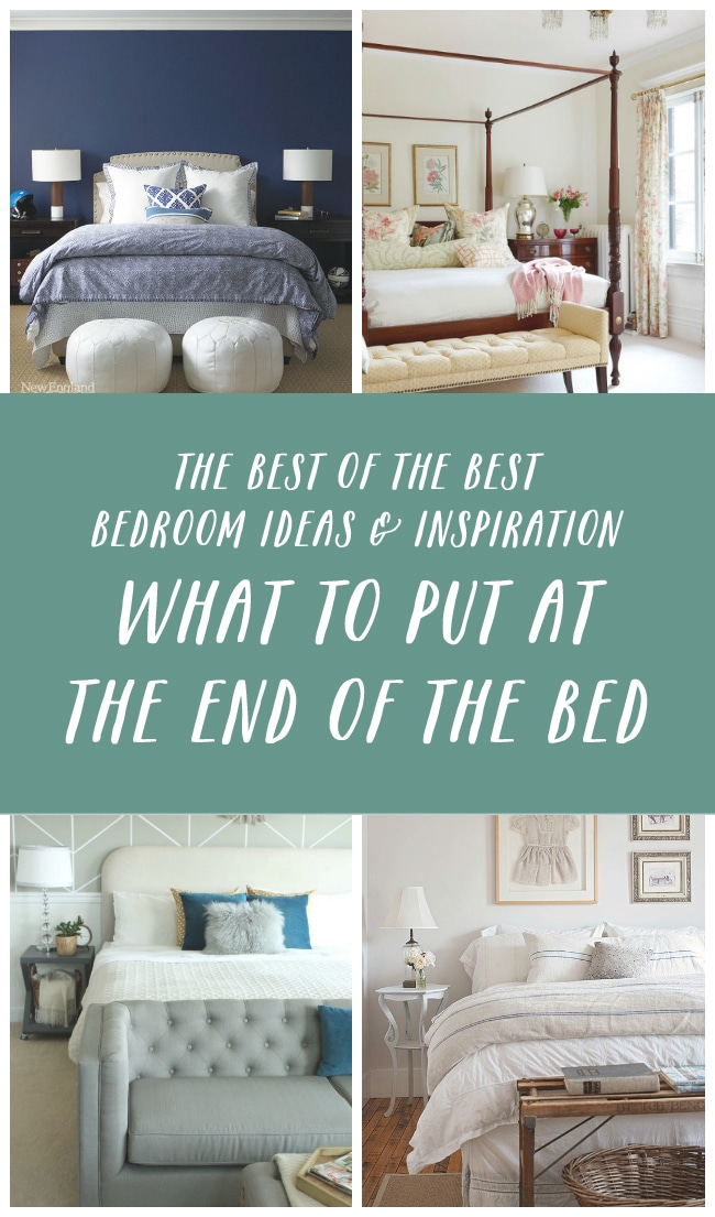 What To Put At The Foot Of The Bed {UPDATE!}